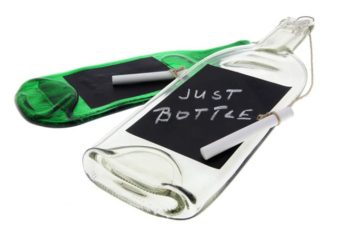 Notiz Flasche