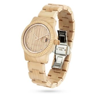 Armbanduhr aus Ahornholz